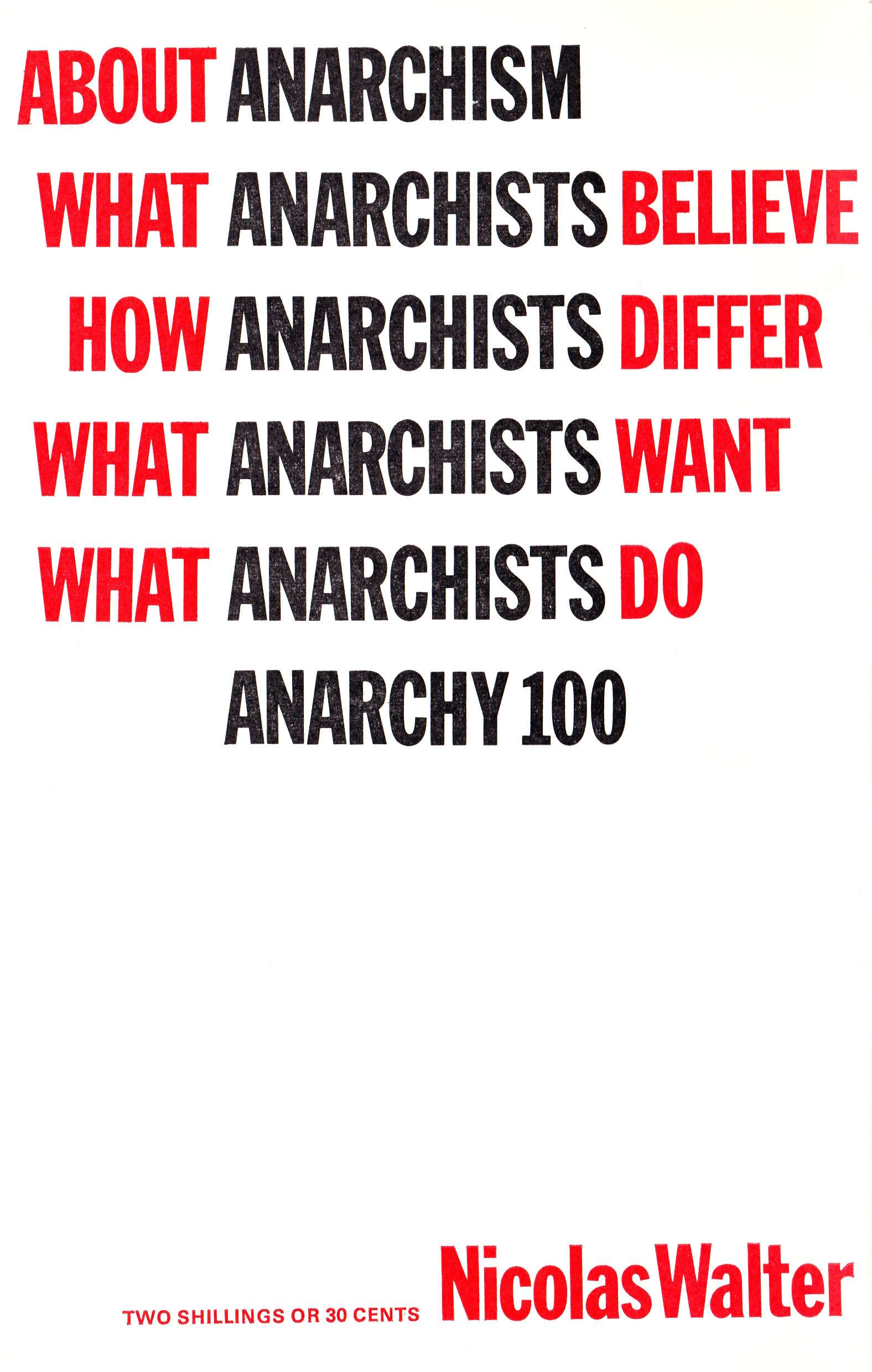 What Is Anarchy